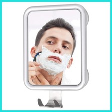 Shower Mirror Fogless for Shaving- with 4 Suctions, Anti Fog Mirror for Showe...