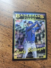 2024 Topps Finest CODY BELLINGER Baseball’s Finest BLACK 1/10 - Cubs #93-16  📚