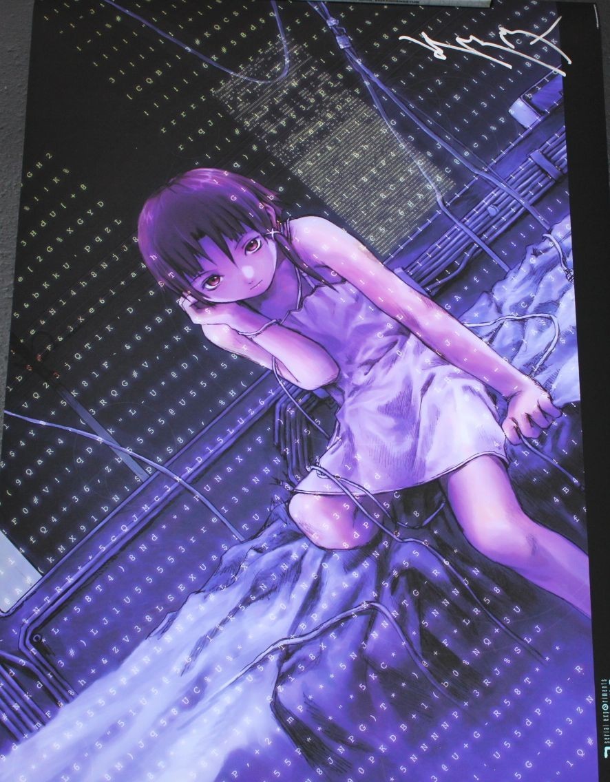 Yoshitoshi Abe 51 x 72 cm Poster serial experiments lain with