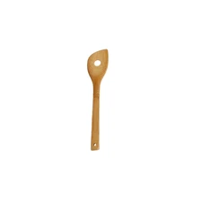 YBM Home & Kitchen Bamboo Single Hole Spatula Brown Modern & Contemporary