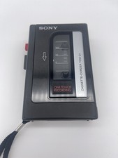 Sony TCM-21 Portable Cassette Recorder One-Touch Recording Vtg - Reconditioned