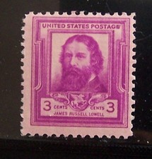 US Stamp Scott 866 James Russell Lowell Fine Condition Mint/Never Hinged