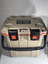 Pelican 20QT Elite Cooler Tan & Orange
