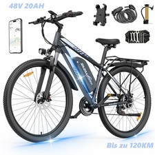 29 Zoll E-bike 48V 20AH Elektrofahrrad 50KM/H Herren E-Mountainbike 21 …
