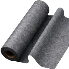 Medium Weight Interfacing Fabric for Sewing Grey 11.6 x 30yd Iron On Non-Wove...