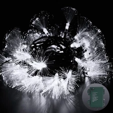 Fiber Optic Fairy Lights Battery Operated, 33FT 60 LED Mini Fireworks String ...
