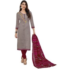 Miraan Cotton Printed Readymade Salwar Suit for Women Multi Medium