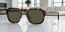 PERSOL PO3292S 24 31 Havana Green 50 mm Unisex Sunglasses