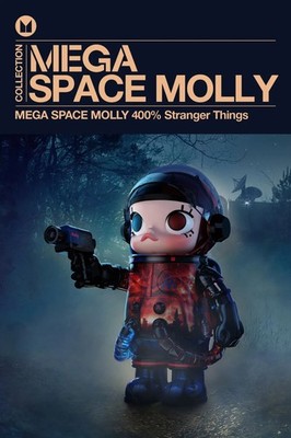 POP MART MEGA SPACE MOLLY 400% Stranger Things Action Figure
