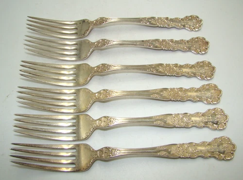 Gorham Sterling Buttercup 4 Luncheon Forks
