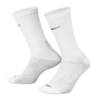 NIKE GRIP VAPOR STRIKE SOCCER SOCKS WHITE/BLACK DH6613-100 MENS SZ 12-13.5 NWT