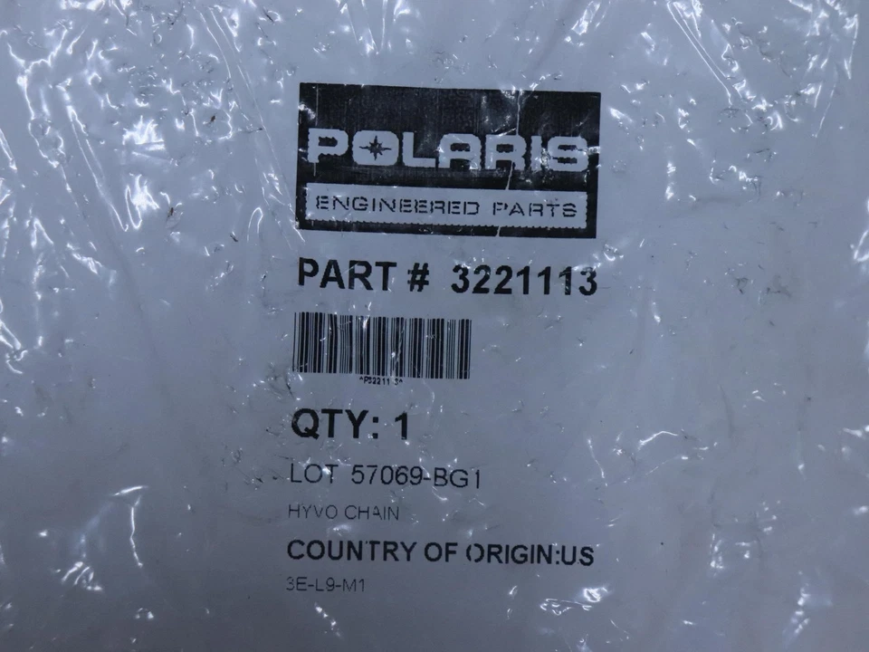 CAJA ABIERTA - OEM Polaris HYVO Silent Chain Indy 340 WideTrak 550 600 - 3221113 Foto 4 de 4