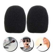 6 Pcs Lapel Microphone Windscreen Foam Cover for Lavalier Headset