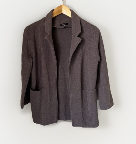 Blazer tejido de algodón orgánico marrón Quince - Imagen 1 de 6