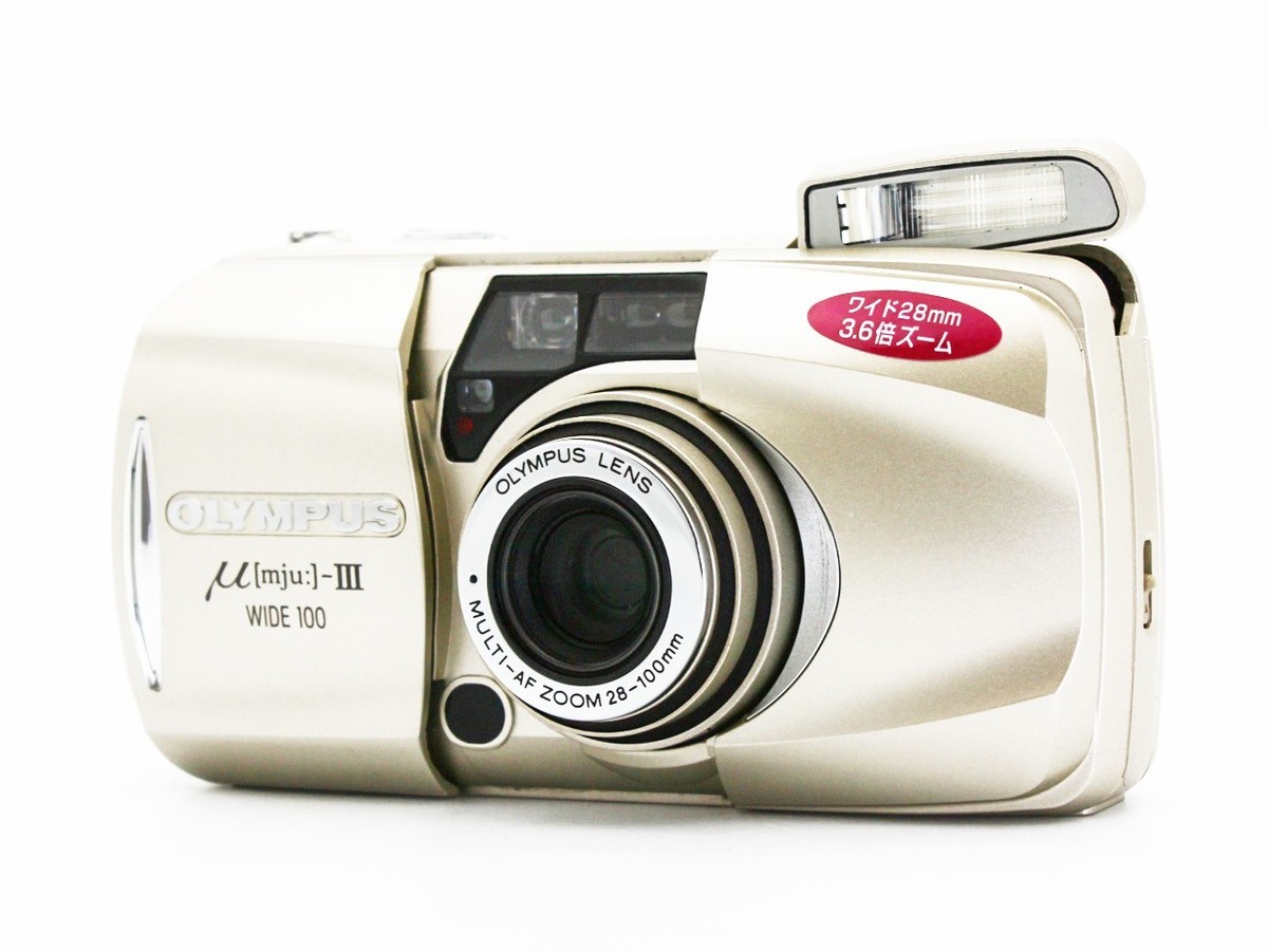 【通電確認済】OLYMPUS μ-III WIDE 100 広角28mm MINT] Olympus μ mju III WIDE 100 35mm Point & Shoot from Japan | eBay