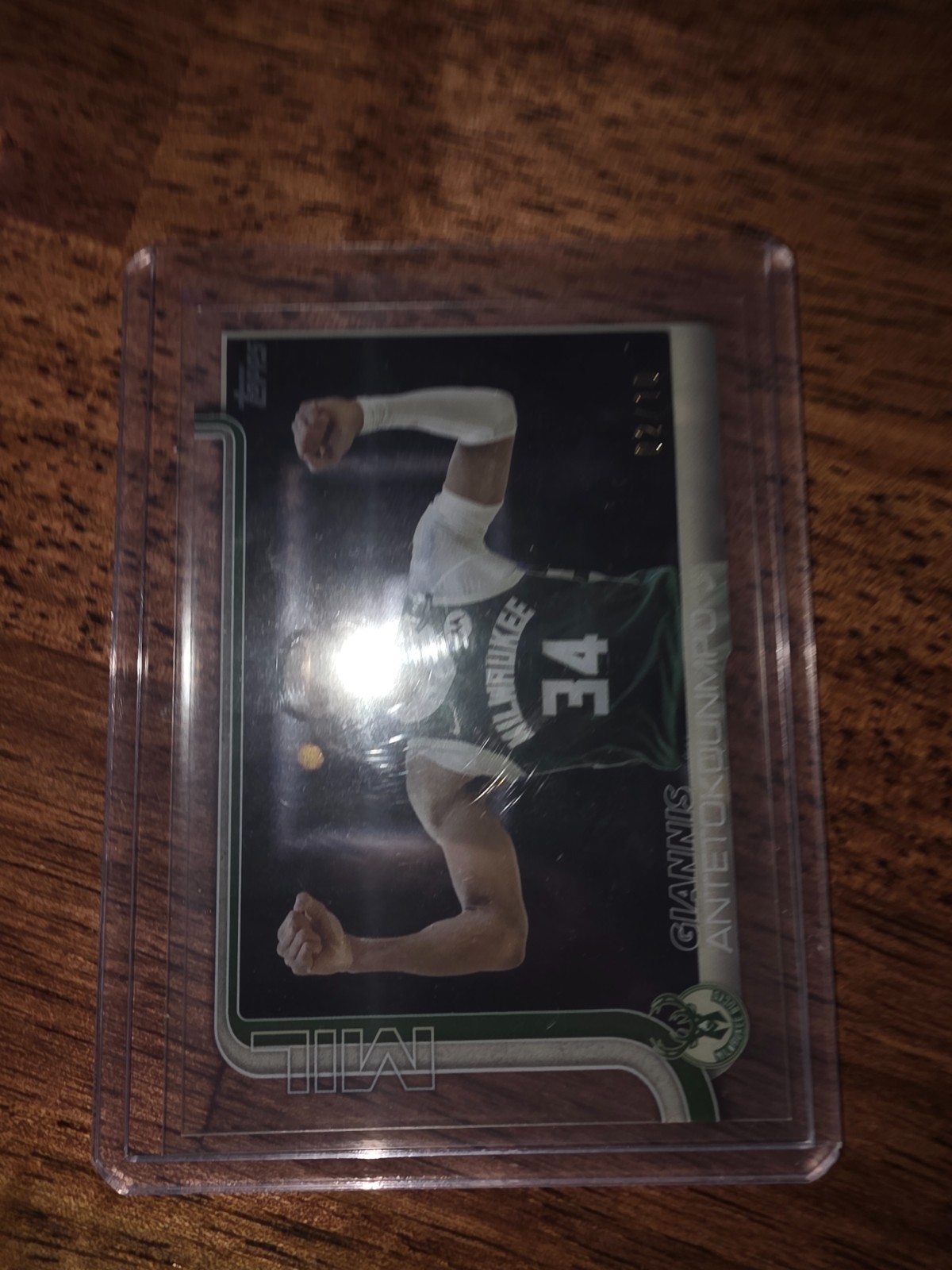 2025-26 Topps Clear Giannis Antetokounmpo 54 #2/10