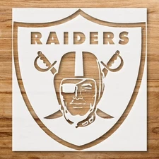 Unique Las Vegas Raiders Stencil for Sports Crafting Projects - StencilAir