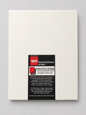 Clear Transparency Film HSCA/5/S 8.5  x 11  High Heat - 100 Sheets by IKON