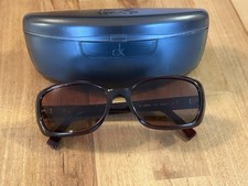 VTG CALVIN KLEIN CK3035 SUNGLASSES Color Code 172 Clear Dark Brown Unisex w/Case