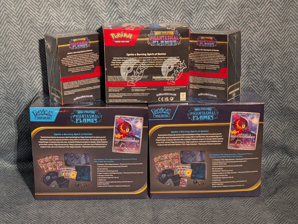 Pokémon TCG: ME Phantasmal Flames - PKC ETB, ETB, Booster Box, B Bundle, Blister - Image 2 of 3