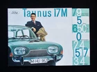 Ford Taunus P3 17 M Bath 1963 A4 8S.  Brochure German brochure 1101