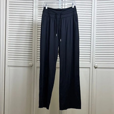 NWT Halara Wide Leg Athletic Athleisure Pants Nylon  Elastane Black Medium