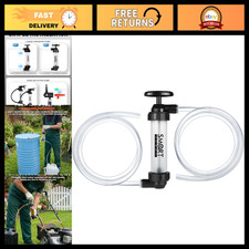 Manual Fuel Transfer Pump - Gas Siphon for Gasoline, Oil  Diesel - 2026 Upgrade