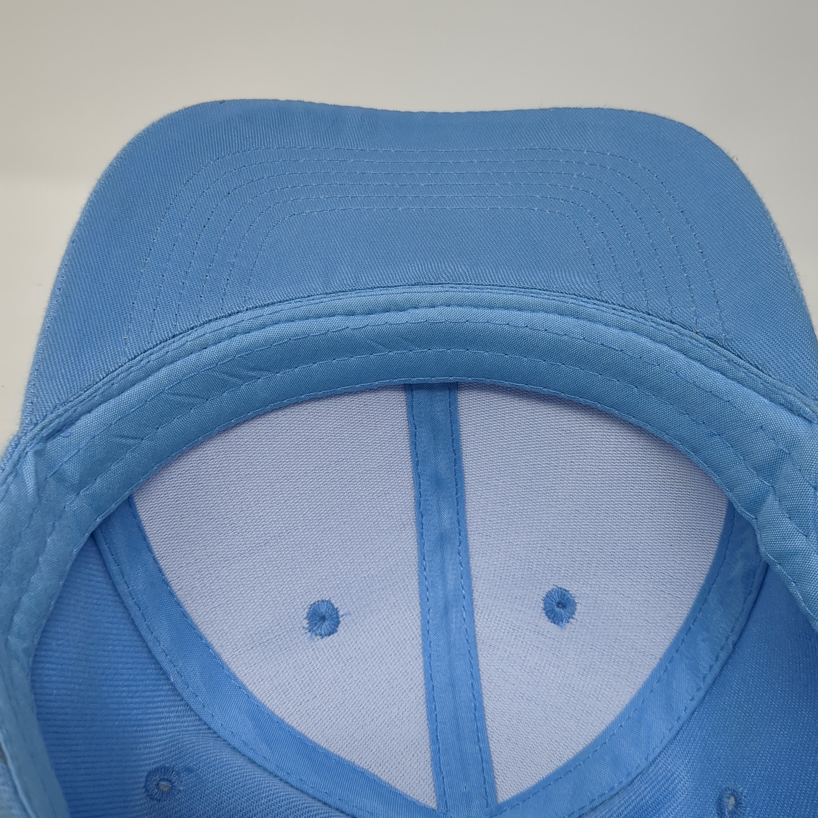 Unbranded Strapback Hat Solid Blue Adjustable Out… - image 8