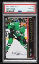 2021 Upper Deck Extended Series Young Guns Exclusives /100 Riley Tufte PSA 8 ah3