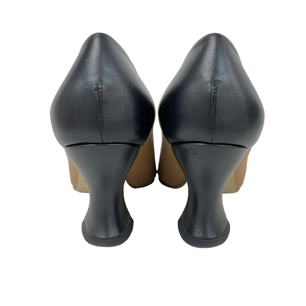 BOTTEGA VENETA - Brown Black Leather Women's Pumps thumbnail 3