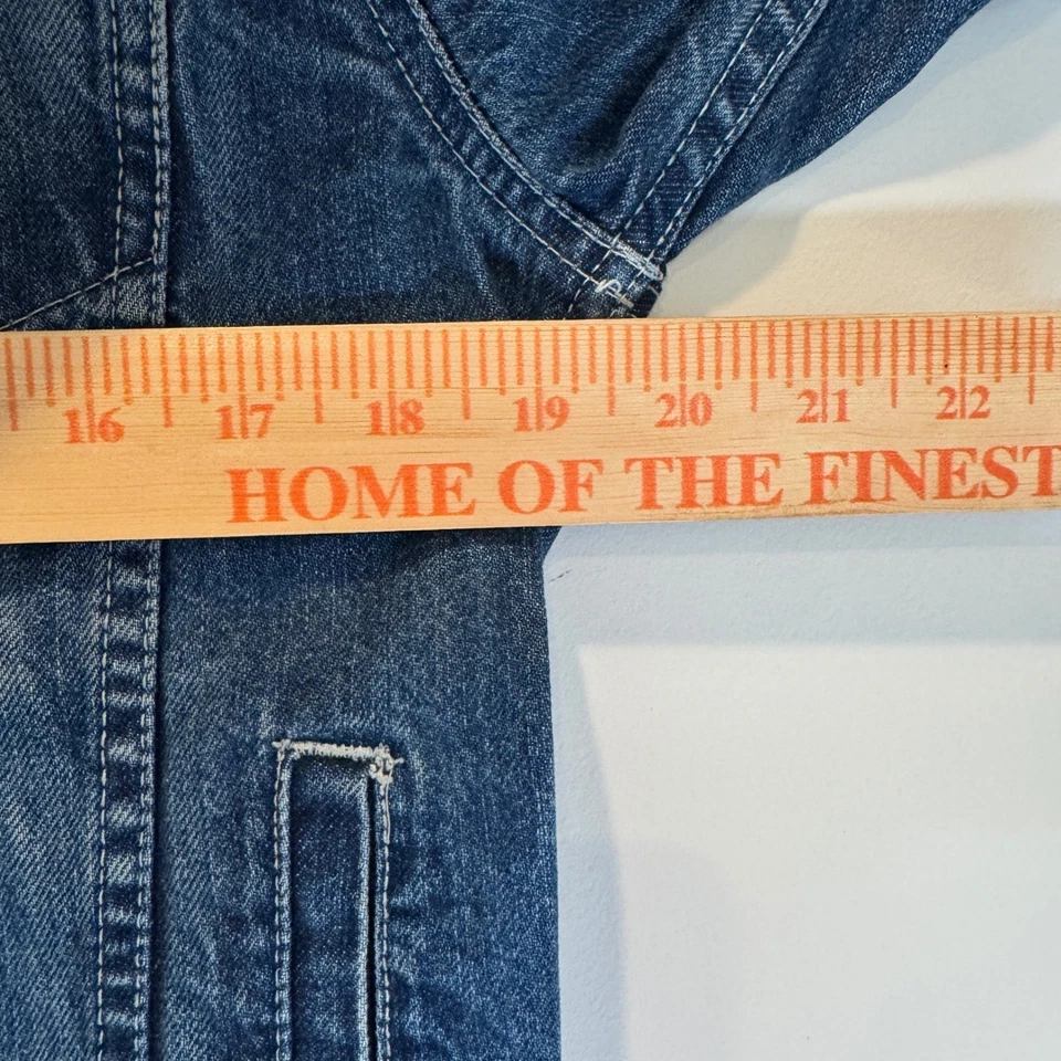 Chaqueta Vaquera Route 66 Premium Azul Envejecido Jean Clásico Original Clothing Co Foto 4 de 4
