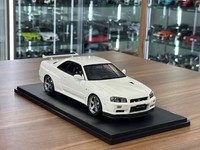 Nissan Skyline GT-R V-Spec Ii BNR34 ZüNdmodell Weiß Limited Ed [1/18 Resin]