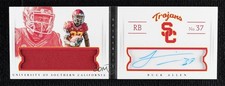 2015 Panini National Treasures College Signatures 38/99 Buck Allen #6 Auto k4s