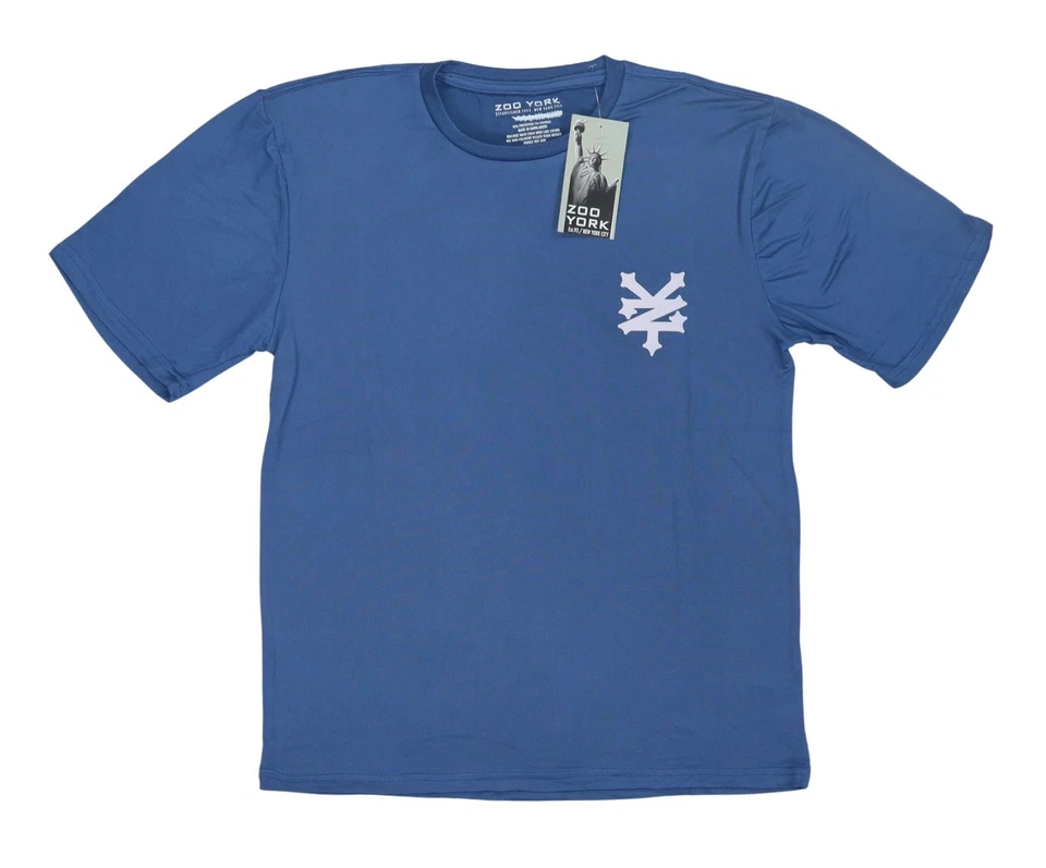 Camiseta para dormir Zoo York Performance cuello redondo manga corta para hombre nueva con etiquetas