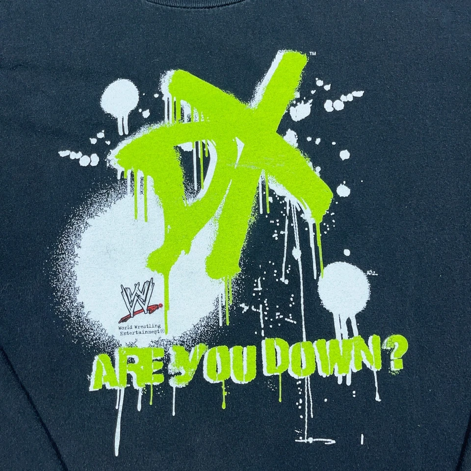 Camisa De Colección Degeneration X Hombres XXL 2XL Negra WWE WWF Lucha Libre DX Y2K Adulto Foto 3 de 4