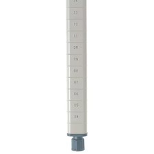 Metro Mq74pe Shelf Post, 74 H X 1 In. W, Tan, Pk4