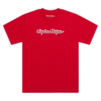 Troy Lee Designs Spring 2025 MX Signature T-Shirt Team Red