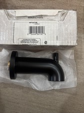 Delta RP73371BL Trinsic 6-1/8" Diverter Wall Mounted Tub Spout - Black