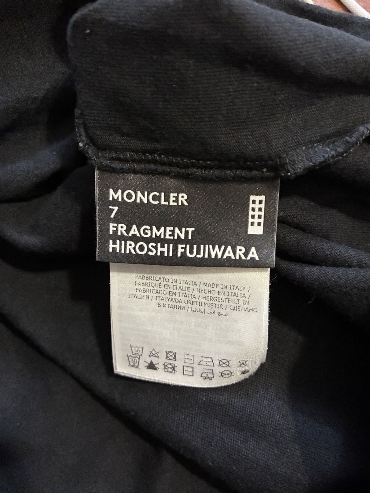 Rare Moncler X Fragment T-Shirt Born Oversized Small $695 image 6
