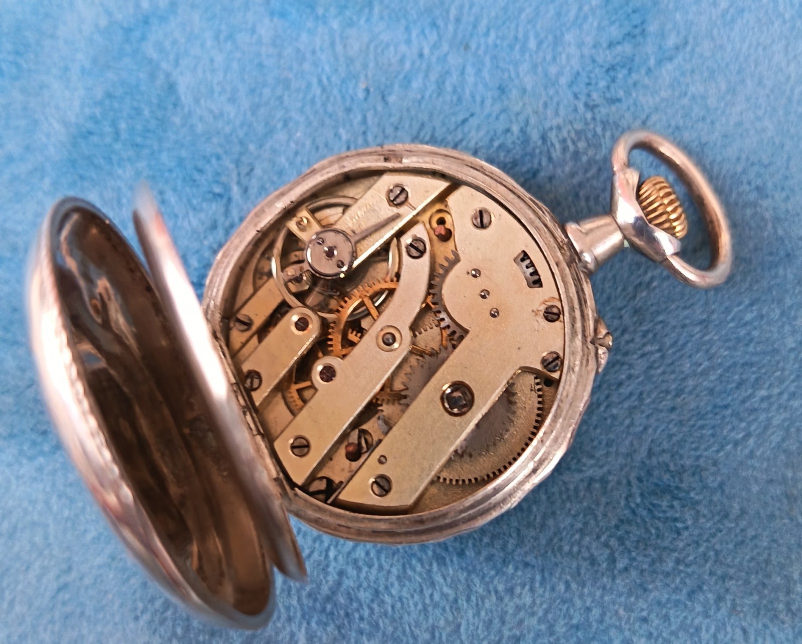 ANTIQUE WORKING SOLID SILVER VICTORIAN POCKET WAT… - image 7