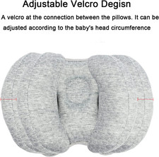 Upgrade 2 in 1 Baby Travel Pillow - Banana Shape Adjustable Baby Neck Head Su...