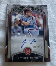2022 Topps Museum Collection - Archival Autographs J.T. Realmuto #AA-JR /125