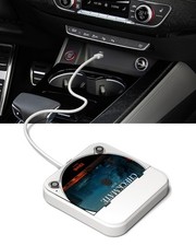 Portable Car CD Player with USB/AUX Port,External CD Player Compatible with C...
