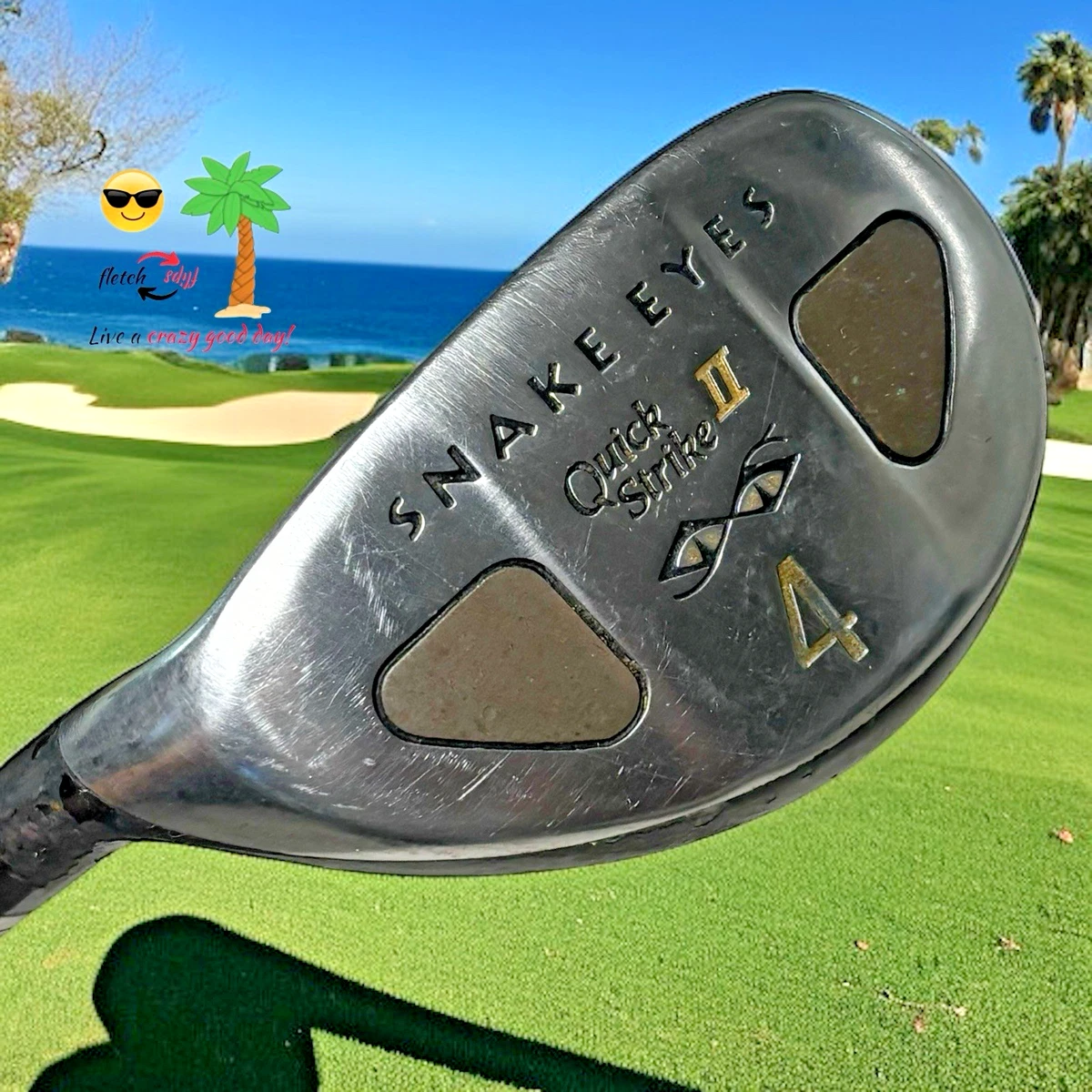 Set of 2 Snake Eyes 653TH Hybrids 18*, 24* with Graphite A-Flex Senior