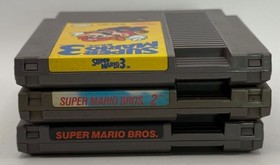 Lot of 3- Super Mario Bros/Super Mario Bros 2, Super Mario Bros 3 NES  Cart Only