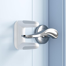 2 PCS Baby Safety Door Lever Locks Door Handle Locks for Childproof Petproof,