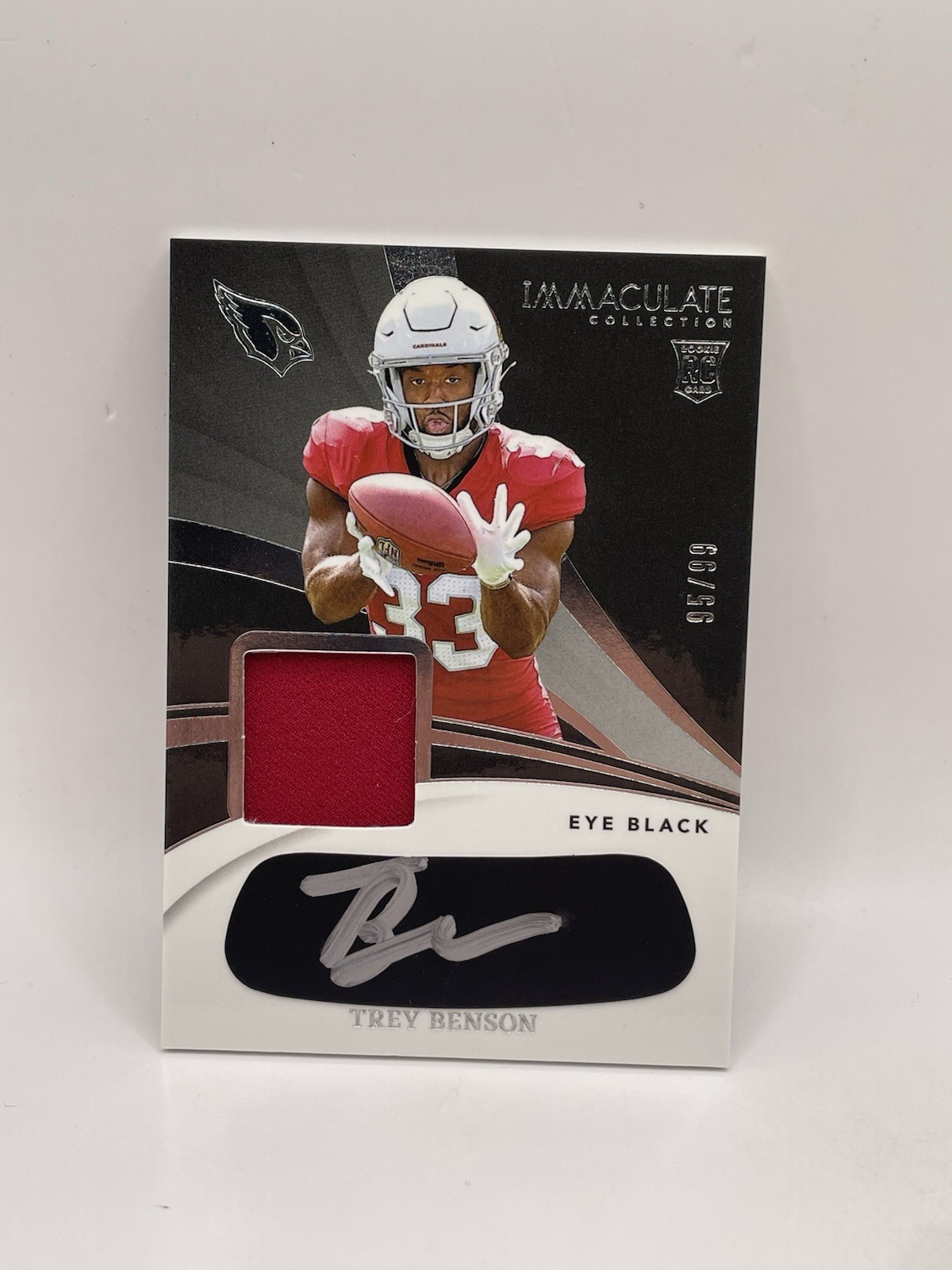 TREY BENSON 2024 Immaculate EYE BLACK RPA Rookie Auto Patch /99
