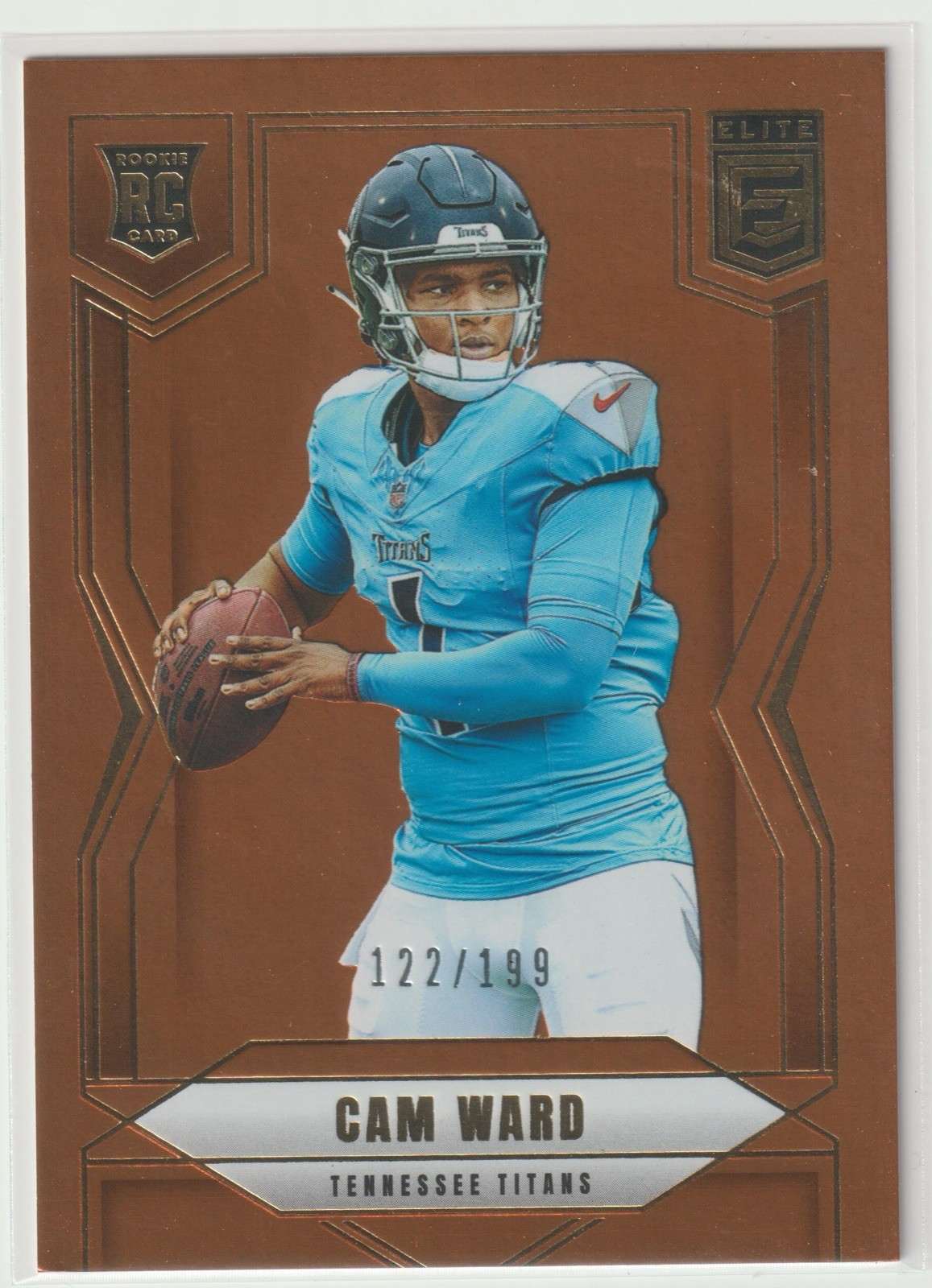 2025 Panini Donruss Elite - Rookies Cameron Ward #101 Orange /199 (RC)