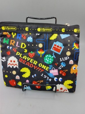 Lesportsac Pac-Man Square Pouch | eBay