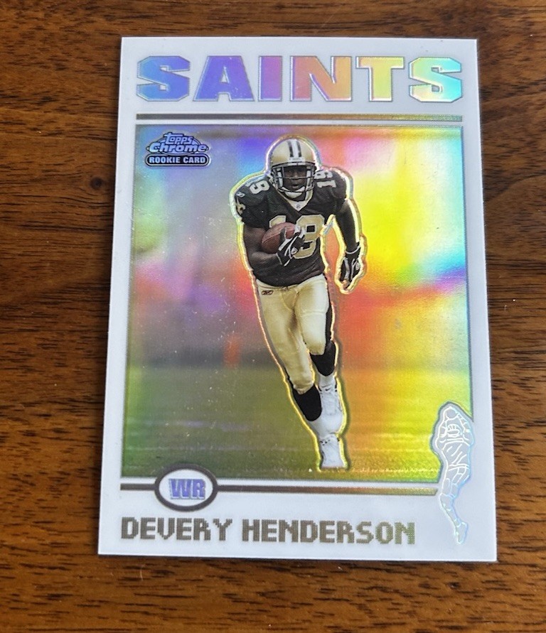 Devery Henderson Topps Chrome #240 Refractor